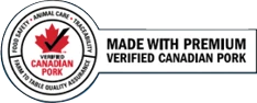 Made with Premium Verified Canadian Pork